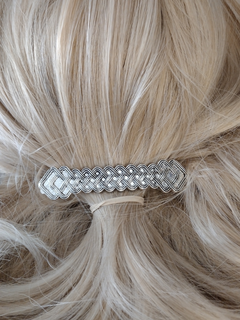 *NWOT* Silver Celtic Knot Barrette Hair Clip - Women Accessories